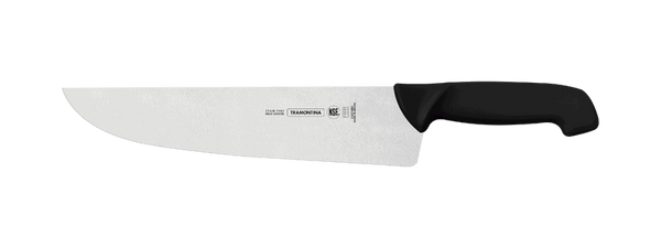 Tramontina 12" (30Cm) Butcher Knife, Black - 24621/002
