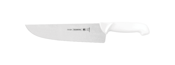 Tramontina 10" (25Cm) Butcher Knife, White - 24621/080