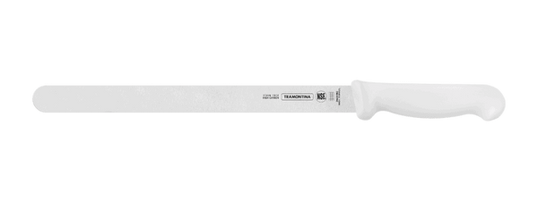Tramontina 12" (30Cm) Smooth Edge Ham Slicer, White - 24628/082