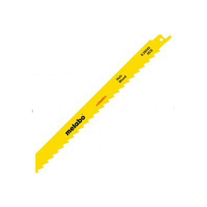 Metabo Reciprocating Saw Blade - 225mm Wood Cutting Blade - Classic Series - Fast Cuts