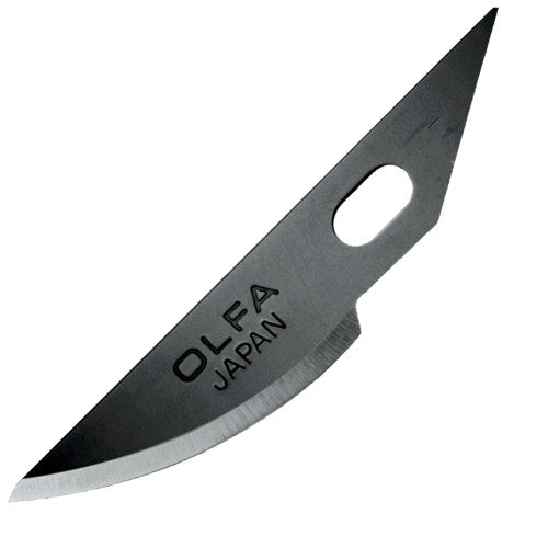 OLFA Kb4R Curved Carving Blades 8Mm For Ltd Cutter - BLA KB4-R