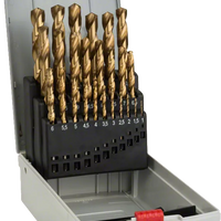Bosch Metal drill bits - ProBox set HSS-Tin, DIN 338, 1-13 mm, 25 pc - SKU: 2608587019
