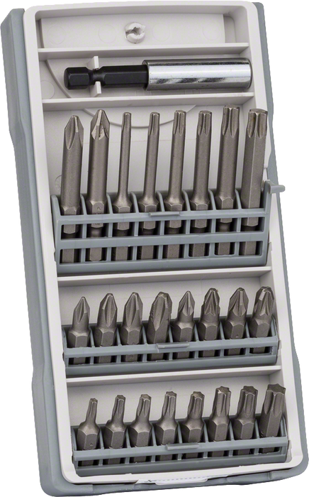 Bosch Screwdriver bit set 24 pc + universal magnetic holder - 2607017037