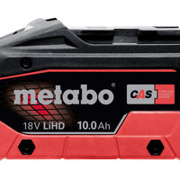 Metabo 18V 10.0Ah LiHD Battery Pack - High Performance, Long Life. CAS Compatible Power Tool Battery