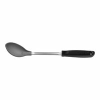 Tramontina Utilità Serving Spoon: Nylon spoon with Black handle. Kitchen Utensil for serving food.