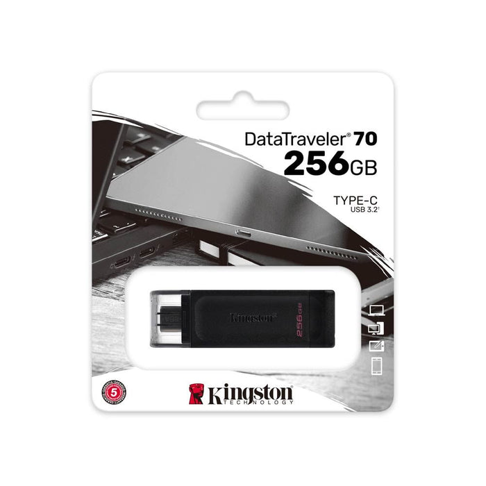Kingston 256GB USB-C 3.2 Gen 1 Memory-DT70/256GB
