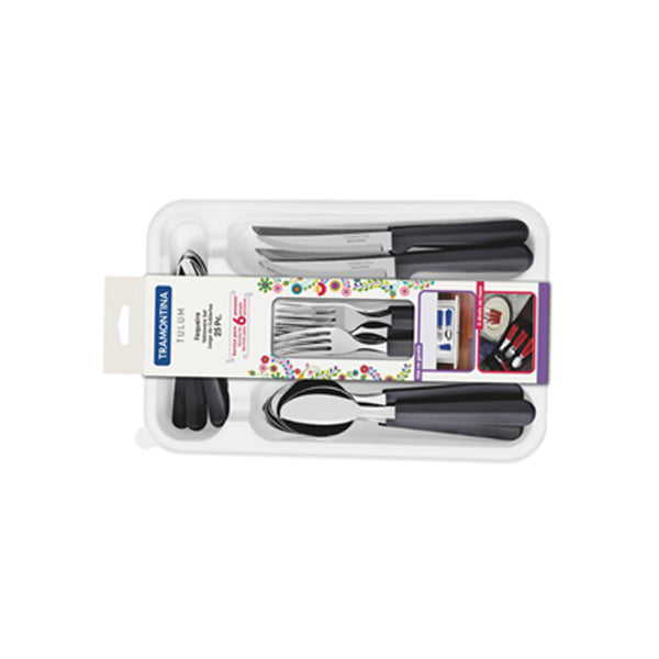 Tramontina 25Pc. Tableware Set (Black) - 23299/683