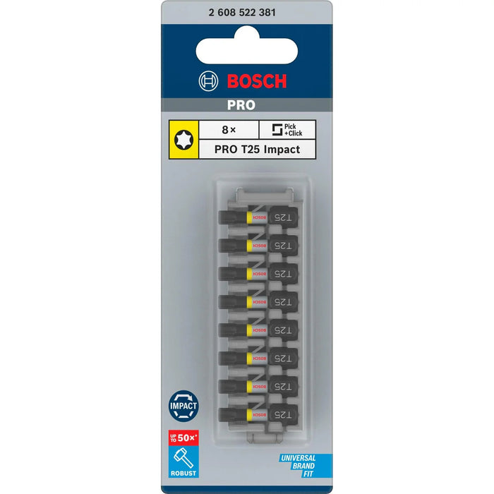 Bosch - Screwdriver Bit ImpactControl T25 - 2608522381
