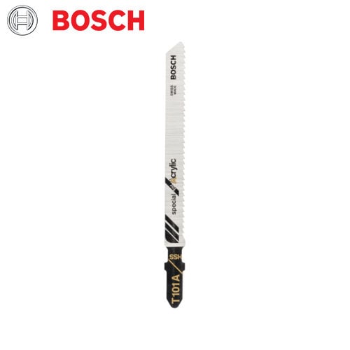 Bosch T101A Jigsaw Blade - Acrylic Cutting - HSS Metal Saw Blade - Bosch Jigsaw Accessories