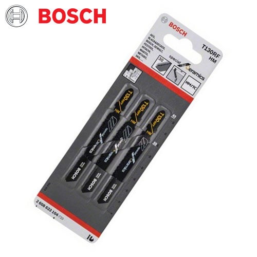 Bosch T130RF Jigsaw Blades: Special for Ceramics - Tile Cutting 3-Pack