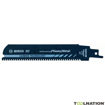 Bosch S955CHM Heavy Metal Reciprocating Saw Blade - Carbide, Metal Cutting Saw Blade
