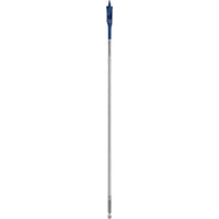 Bosch 12mm Spade Drill Bit - Long Reach Wood Drilling Bit, Self Cut Speed, Hex Shank - High Performance for Woodworking