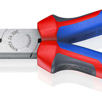 KNIPEX 26 12 200 SB Snipe Nose Side Cutting Pliers (Stork Beak Pliers) with comfort handles black atramentized 200 mm - KNI2612200SB