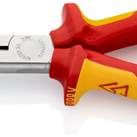 KNIPEX Snipe Nose Pliers: Insulated, Side Cutting, VDE Tested - Electrician's Tool