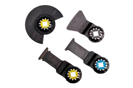 Metabo Interior Finishing Set: Oscillating Tool Blades for Wood & Metal Cutting | Chavda