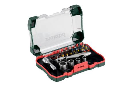 Metabo Bit & Ratchet Set - 26 Pieces | Professional Tool Kit