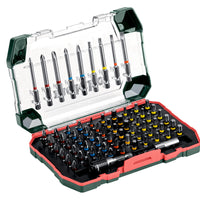 Metabo 71-Piece Screwdriver Bit Set: Color Coded Driver Bits, Magnetic Holder - Versatile Tool Set