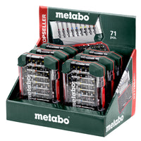 Metabo 71-Piece Screwdriver Bit Set: Color Coded Driver Bits, Magnetic Holder - Versatile Tool Set