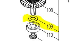 Flat Washer for Makita HM1812 - 267487-1 Makita