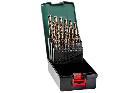 Metabo HSSCO Drill Bit Storage Case, 25 Pieces - 627122000