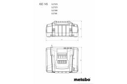 Metabo Quick Charger ASC 145 , 1236 V, "Air Cooled", EU - 627378000