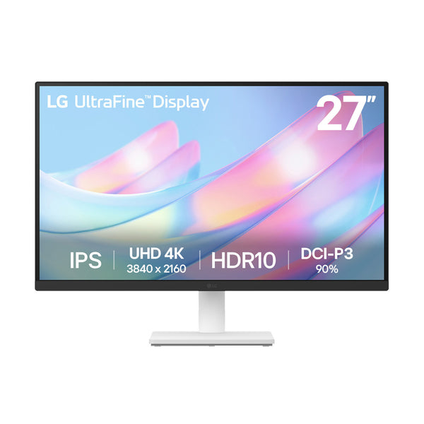 LG UltraFine 27" 4K UHD IPS Monitor - White-27US500-W.AFB