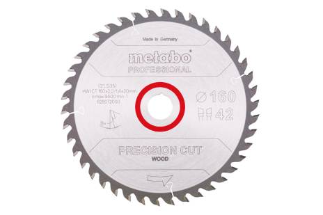 Metabo SAW BLADE "PRECISION CUT WOOD - PROFESSIONAL - 628072000