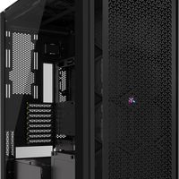 iCUE LINK 9000D AIRFLOW Tempered Glass Super-Tower; Supports  18x 120mm fans - Black
