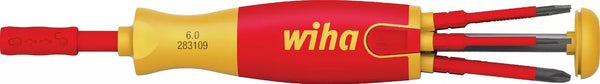 Wiha BIT HOLDER - LIFTUP INCL. 6 BITS VDE 38613 - WIH283109021SB