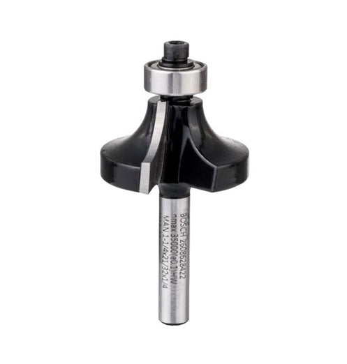 Bosch: Router bits  - Beading bits 1/4", R1 9,5 mm, D 31,8 mm, L 16,2 mm, G 57 mm -  SKU: 2608628422