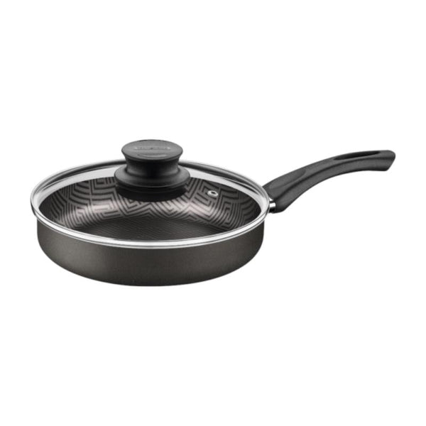 Tramontina 24Cm Straight Frying Pan With Lid Paris - 28505/624