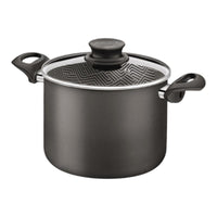 Tramontina Paris Aluminum Casserole 26Cm, 6.3L Nonstick With Glass Lid - 28524/626