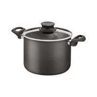 Tramontina Paris Aluminium 20Cm, 4.2L Nonstick Stock Pot With Glass Lid
 - 28530/620
