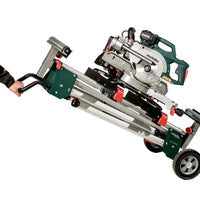 Metabo KSU 251 Mitre Saw Stand: Portable, Adjustable, Folding. Heavy Duty Saw Stand w/ Wheels