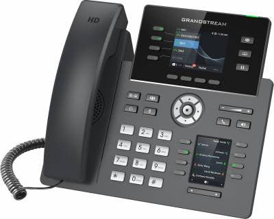 Grandstream GRP2614 IP Phone: 4-Line Carrier-Grade Desk Phone with Dual LCD, Wi-Fi, Bluetooth, & Gigabit Ports
