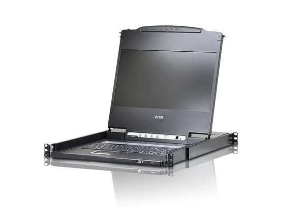 ATEN SINGLE RAIL LCD CONSOLE