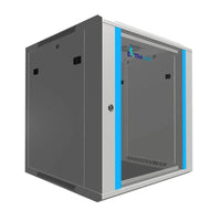 Extralink 12U 600x600 Wall Mount Network Cabinet - Server Rack, Data Storage, Telecom Enclosure