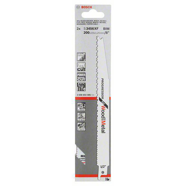 Bosch - S3456XF BIM Progressor f. Wood+Metal 2Pk - 2608654405