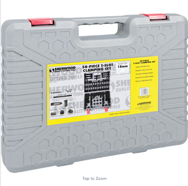 Sherwood TK16 M16-18MM T-SLOT CLAMPING KIT (58-PC) - SHR4250001Y