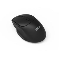 RCT Dual-Mode Wireless Mouse | 6-Button | Silent Click | 2.4GHz + Bluetooth 5.2/3.0 | 800-1600 DPI | USB Nano Receiver | Black RCT Peripherals