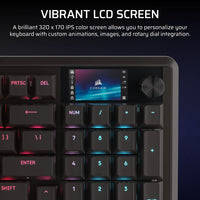 Corsair VANGUARD PRO 96% Hall Effect Gaming Keyboard - MGX Hyperdrive magnetic switches - Black.