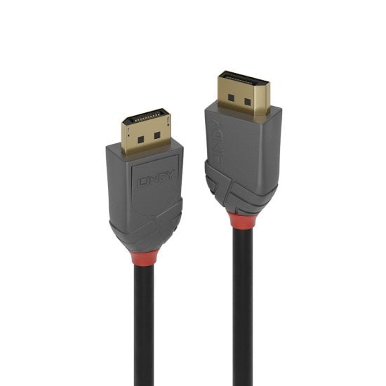 LINDY 2M DISPLAYPORT 1.4 MM CABLE-ANTHRA (36482) - CAB-DISPLAY-MM-2M-LI