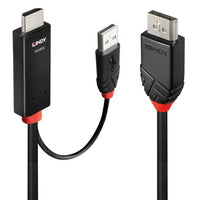 LINDY 2M HDMI MALE TO DP MALE (41499) - CAB-HDMIM-DISPM-2MLI