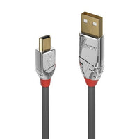 LINDY 0.5M USB2.0 A-M TO MINI-B CBL-ANTHRA (36721) - CAB-USB2-MINI-05ML