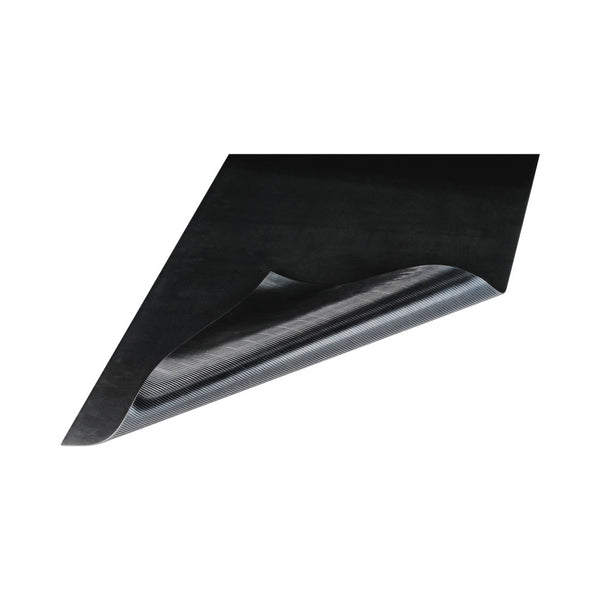 FINE RIBBED RUBBER FLOORING BLACK P/M - NET-FINE-RIB-RUBBER