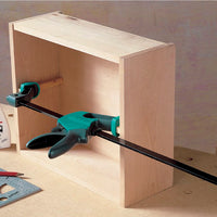 WOLFCRAFT EHZ Easy One-Hand Clamp 75-300 (3021000): Woodworking Tool for Easy Clamping & Spreading