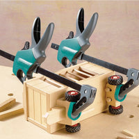 Wolfcraft EHZ Easy One-Hand Clamp 75-150 - 3020000. One Handed Clamp Tool for Woodworking, Metalworking.