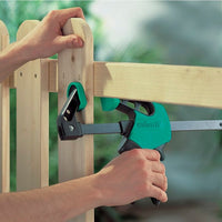 WOLFCRAFT EHZ EASY One-Hand Clamp 75-500 - 3023000. Woodworking clamp, DIY clamp, one hand operation.