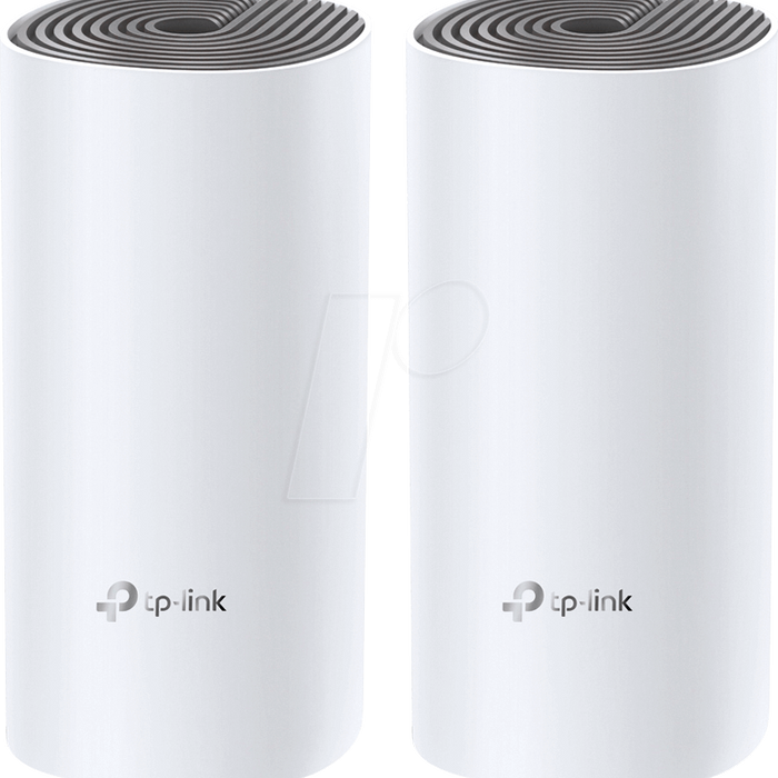 TP-Link Deco E4 AC1200 router Whole-Home Mesh System (2 Pack)-TP-DECOE4-2P