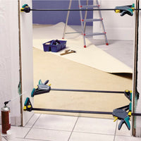 WOLFCRAFT EHZ PRO One-Hand Clamp - 100-150mm - Fast, Powerful, Easy to Use. Woodworking Tool. 